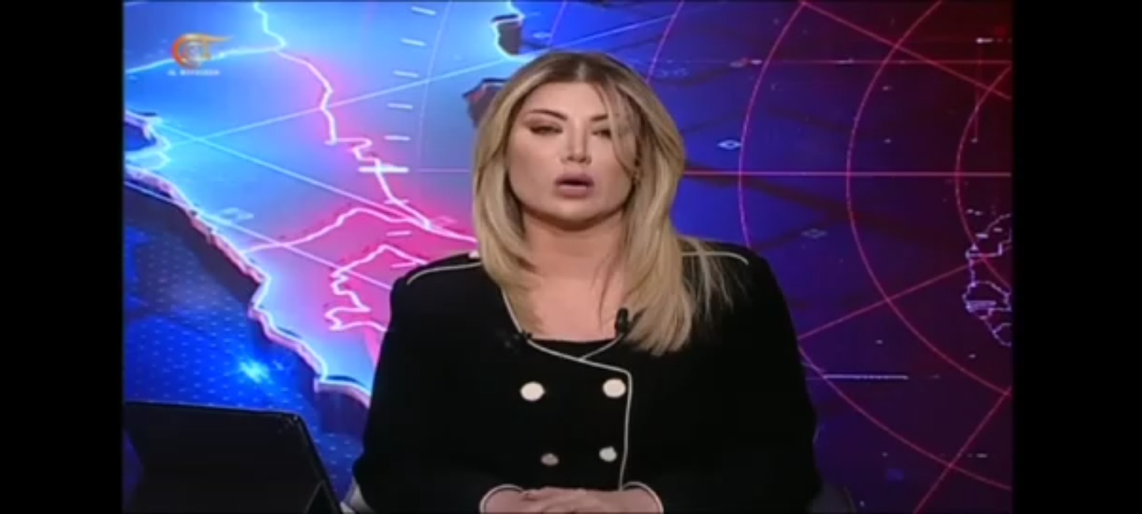 فیدیو | بكاء مذيعة الميادين أثناء إعلان استشهاد السيد حسن نصرالله