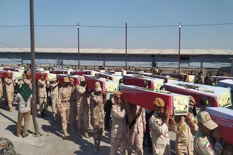 Iran receives bodies of 98 martyrs of Holy Defense