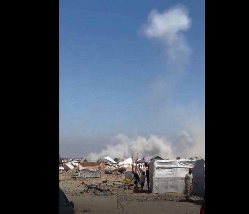 Video Breaking: Israeli occupation aircraft bombard north Hamad city, Khan Yunis, Gaza