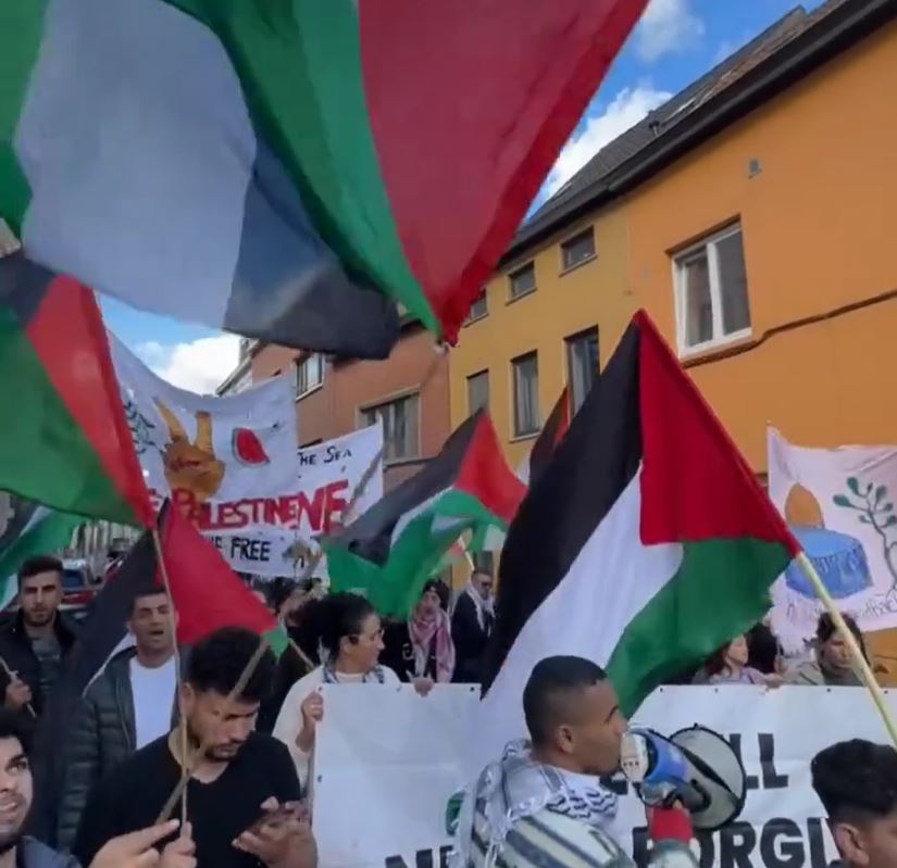 Video: Supporters of Palestine marched in Gent, Belgium calling for ceasefire in Gaza and Lebanon