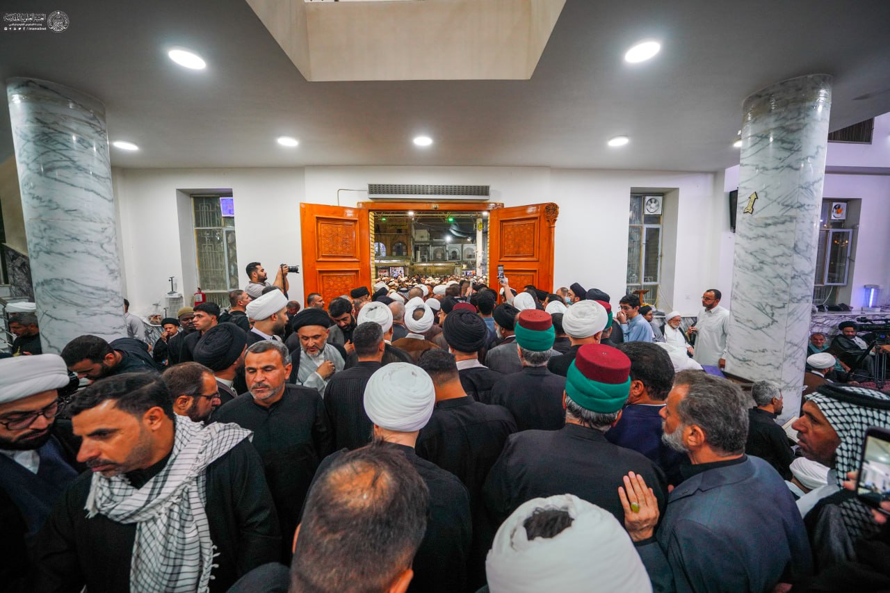 عکس خبری | فرزندان آیت الله سیستانی در مراسم ترحیم سید حسن نصرالله