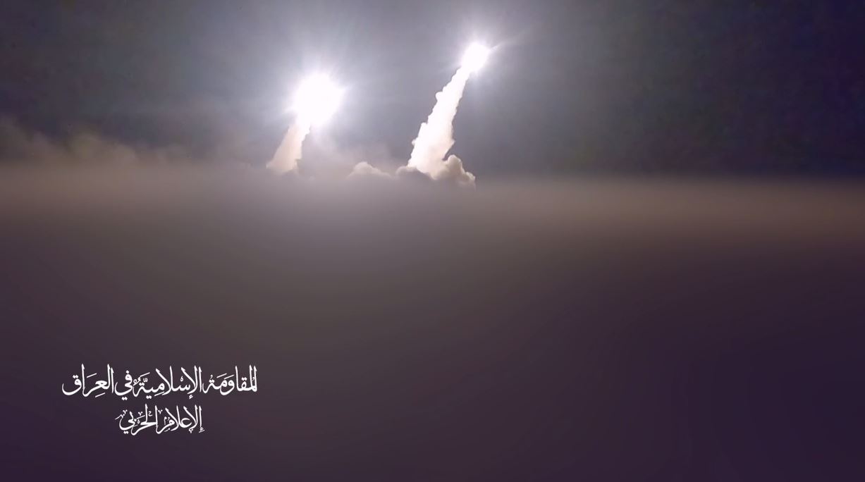 Video: Islamic Resistance of Iraq launch Al-Arqab missiles, drones towards vital targets in occupied Palestine