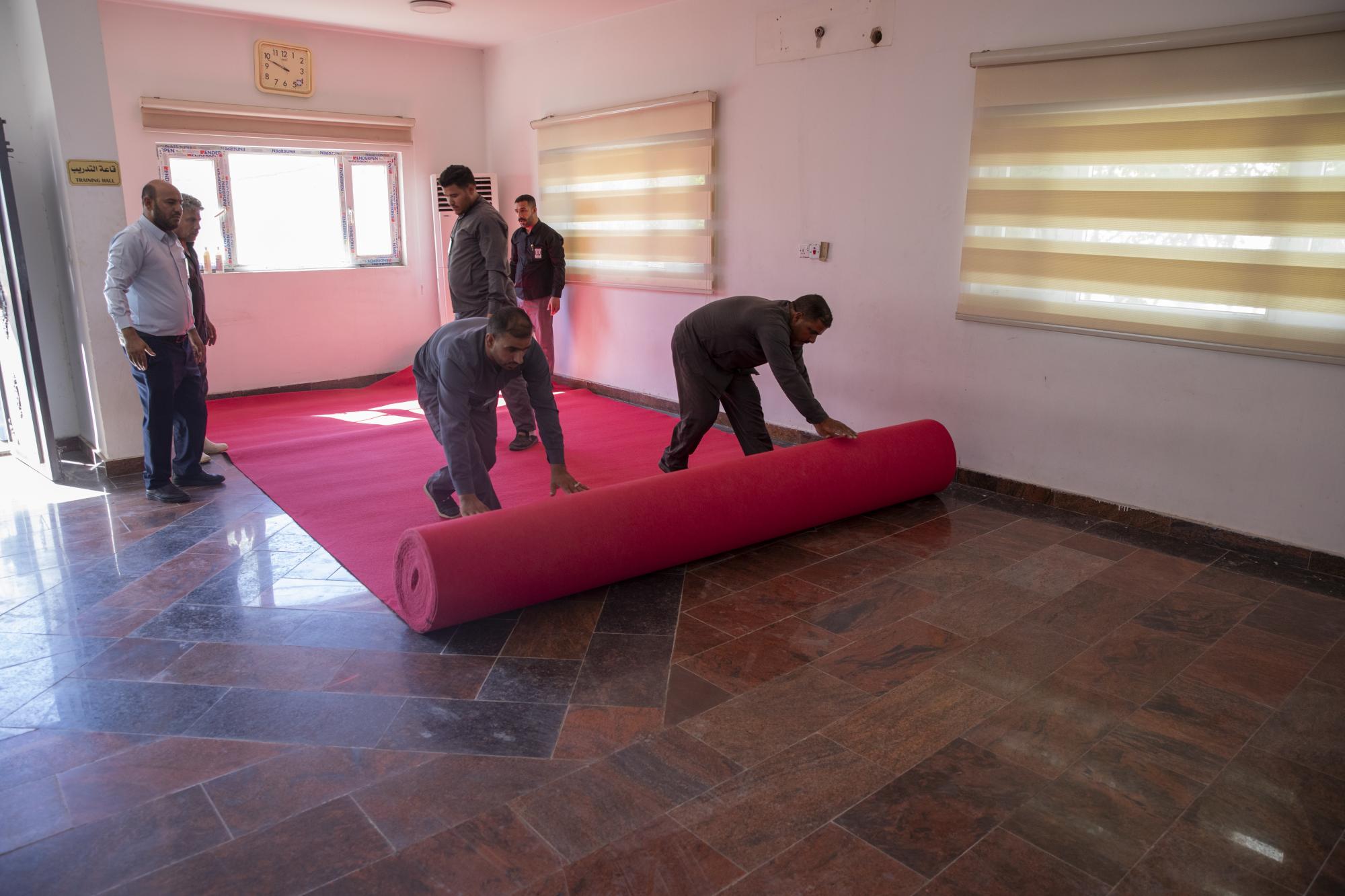 Al-Abbas shrine completed its preparations to receive displaced Lebanese
