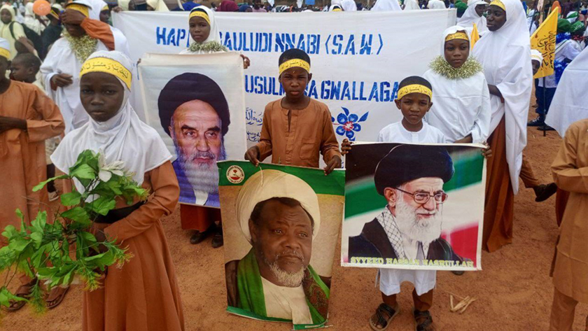 Nigerian kids march to support Gaza children