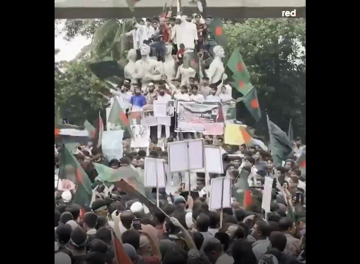 Video: Thousands protest in Dhaka, Bangladesh, to express their solidarity with Palestine