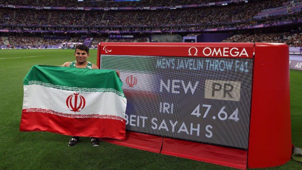 Iran's javelin gold at Paris Paralympics snatched away over display of religious flag