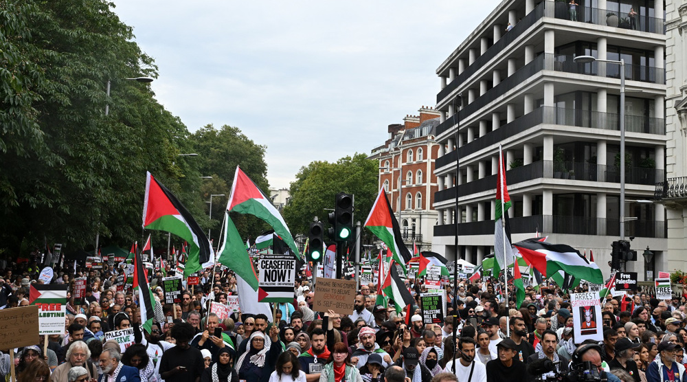 Un rassemblement pro-palestinien à Londres