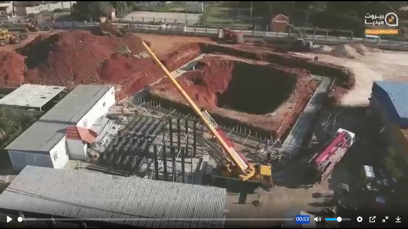 Beyrutda Hizbullahın şəhid baş katibləri üçün dəfn mərasiminin və dəfn yerinin hazırlıq işləri \ Video