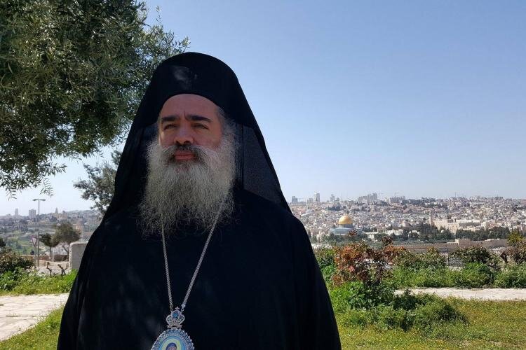 Peyama Serpîskoposê Xiristiyanên Ortodoks ên Filistînê:  Em bi soza xwe ya bi Seyîd Hesen Nasrallah re dilsoz in