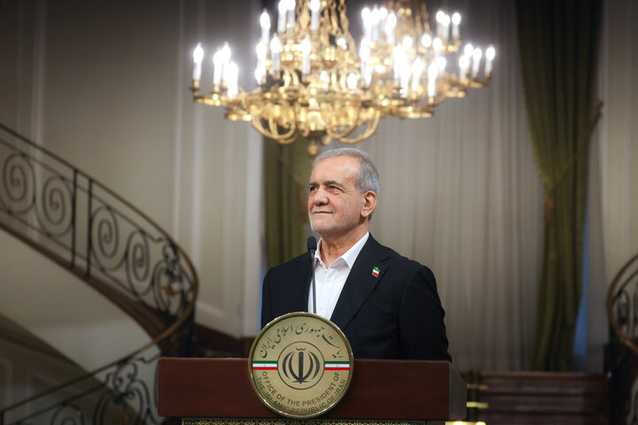 پزشکیان و شێخ تەمیم قسەی چییان کرد