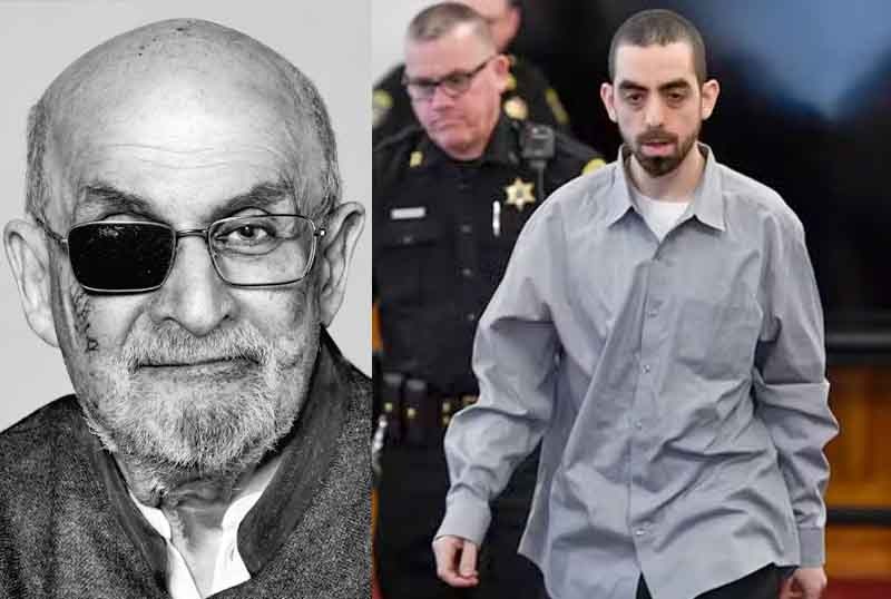 امریکہ: سلمان رشدی پر حملہ کرنے والے بہادر نوجوان کو 23 اپریل کو سزا سنائی جائیگی