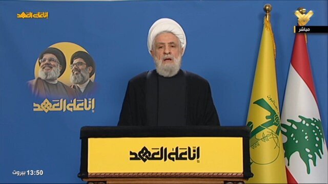 Şêx Neîm Qasim: Rêya şehîd Seyîd Hesen Nasrullah berdewam e / Kes nikare mafê me yê berxwedanê ji dest bide