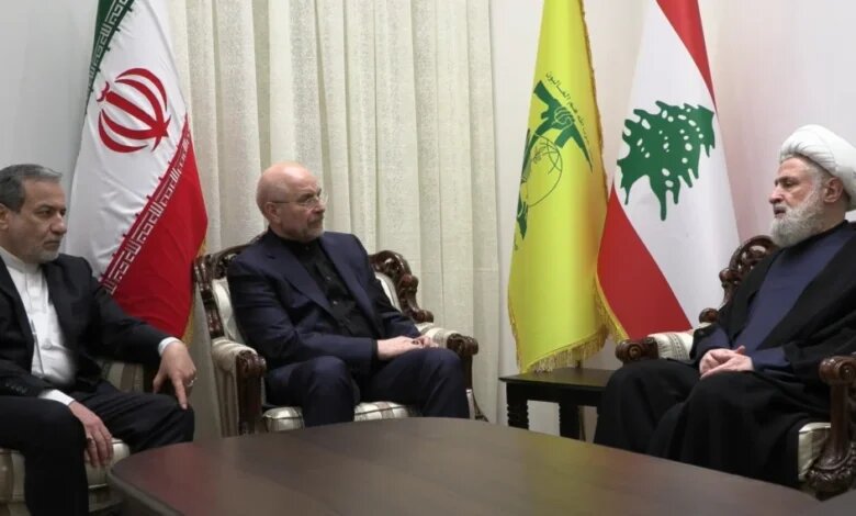 Qalibaf û Eraqçî di serdana xwe ya vê dawiyê ya Beyrûtê de bi Sekreterê Giştî yê Hizbullahê re hevdîtin pêk anîn