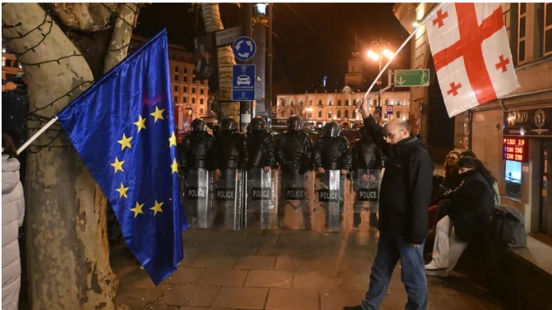 Европейские деньги на протесты в Грузии!