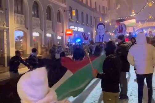 فیديو | نزول مئات الأشخاص في السويد إلى شوارع ستوكهولم استمرارًا للدعم الشعبي العالمي لغزة