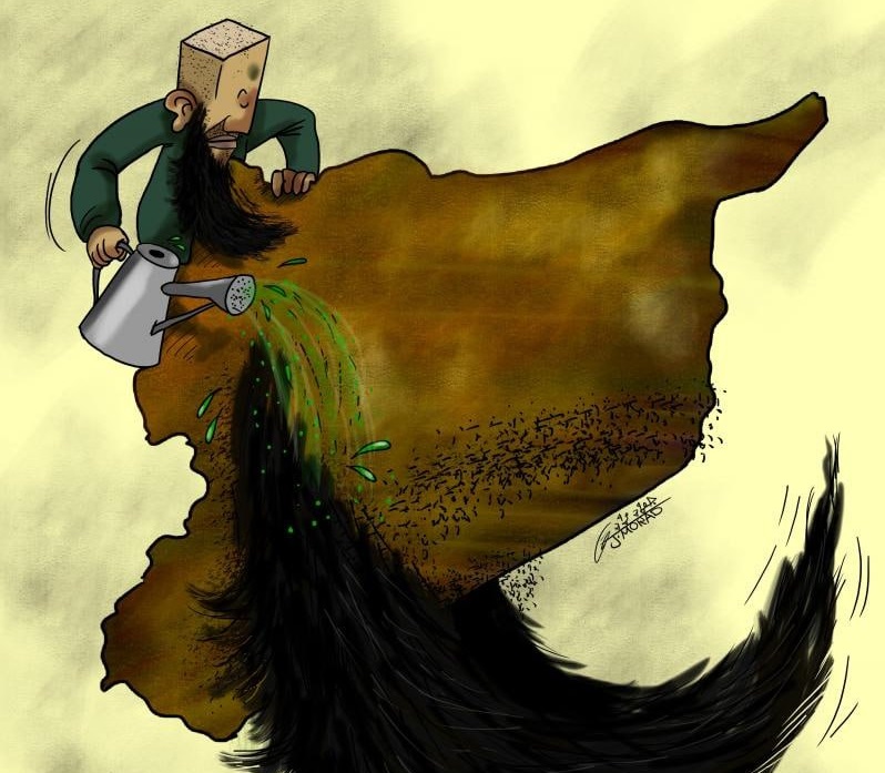 کاریکاتیر / سوريا في ظل الشريعة