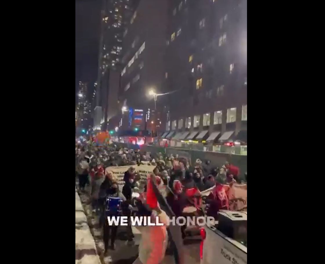 Video: Activists marched in Toronto, Canada to honor people of Gaza and to recognize their steadfastness