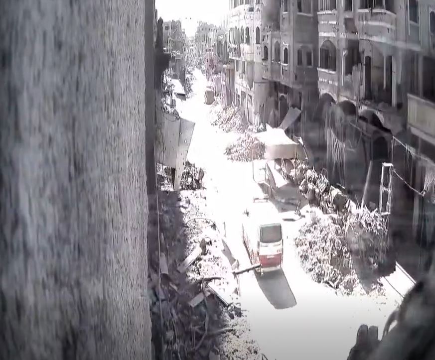 Video: Horrifying moment an Israeli missile strikes an ambulance in Jabalia, Northern Gaza 