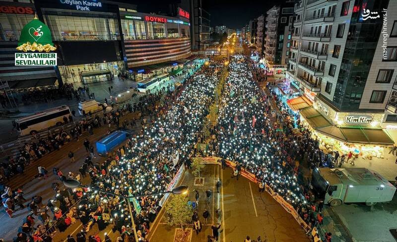 ویدیو | تظاهرات گسترده در دیاربکر ترکیه در حمایت از فلسطین