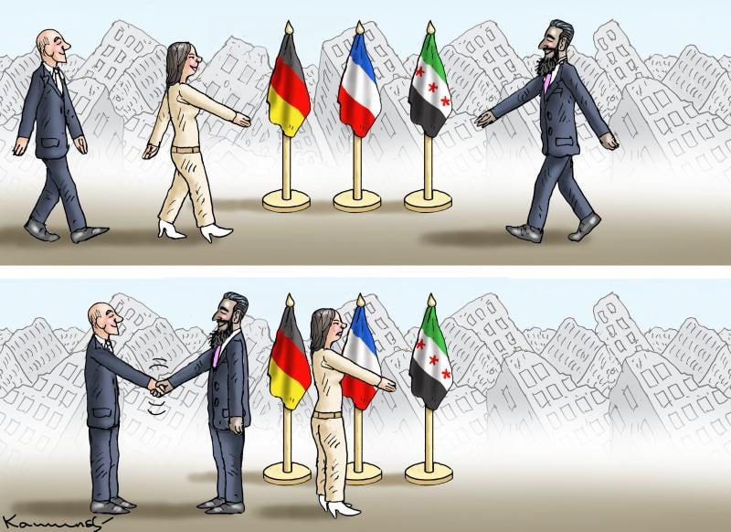 کاریکاتیر / حارس اللمس؟ 