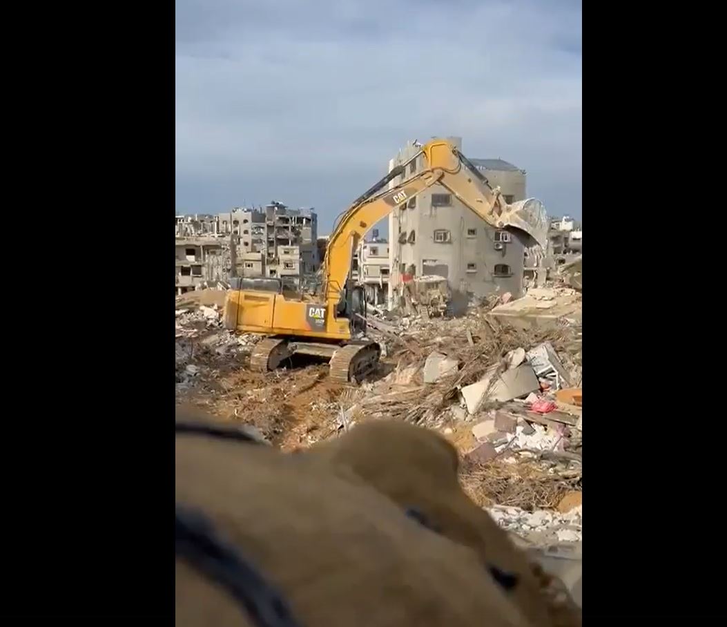 Video: Israeli occupation soldiers destructing a residential building in Jabalia, northern Gaza