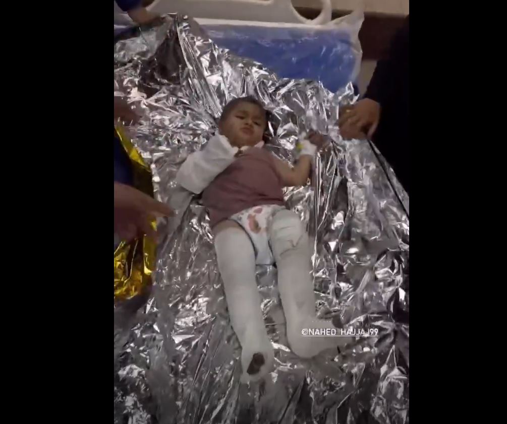 Video: Israeli airstrike on Nuseirat refugee camp in central Gaza critically injured Palestinian infant