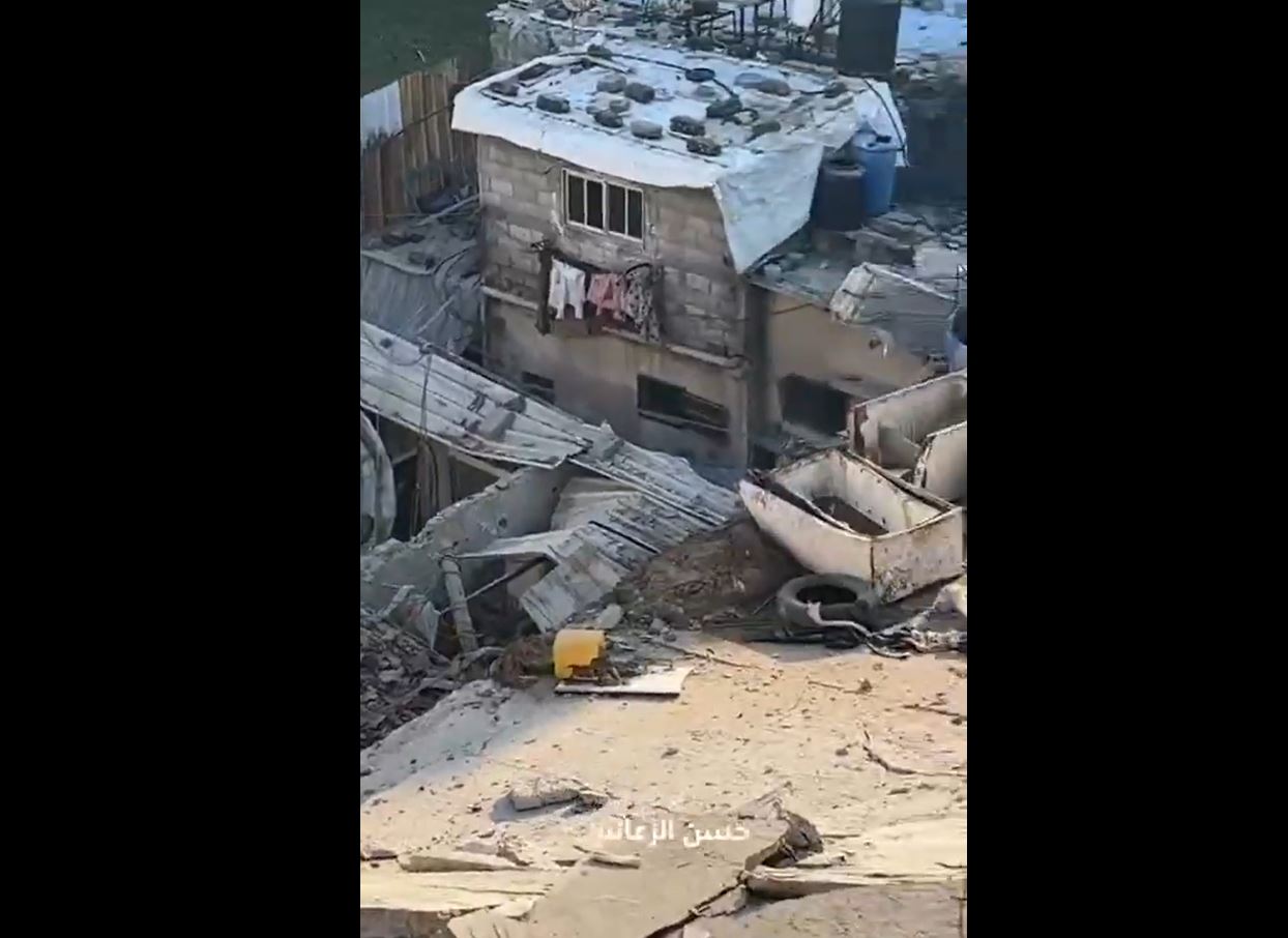 Video: Israeli warplanes perpetrated a massacre against a Palestinian family in al-Shati, west Gaza killing 10 
