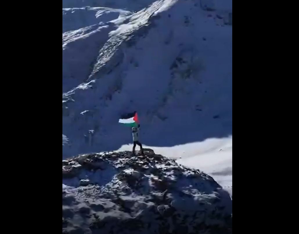 Video: Raising flag of Palestine on mountains of various regions of Bosnia, Bulgaria and Montenegro