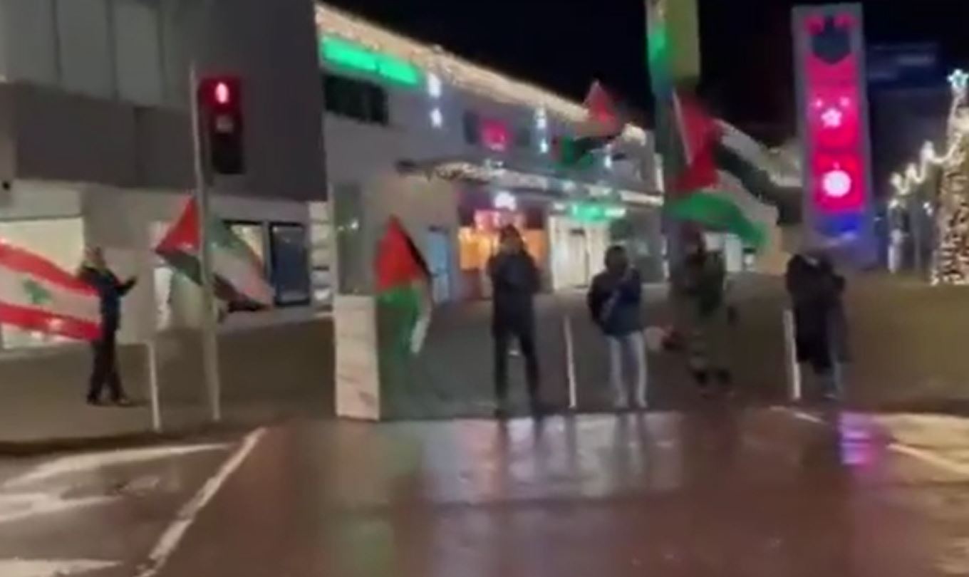 Video: Protest in Ballincollig, Ireland, in solidarity with Palestine 