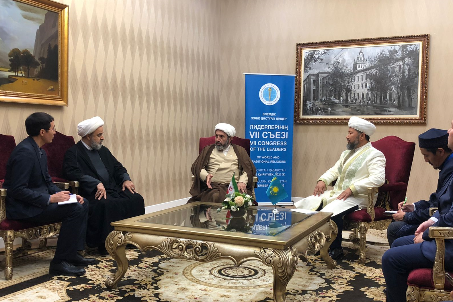 تجلیل مفتی اعظم قزاقستان از نقش راهبردی جمهوری اسلامی ایران در گفت‌وگوهای دینی