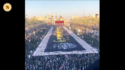 ویدیو/ حضور دسته سفیدپوش عزاداران بنی عامر شهر بصره