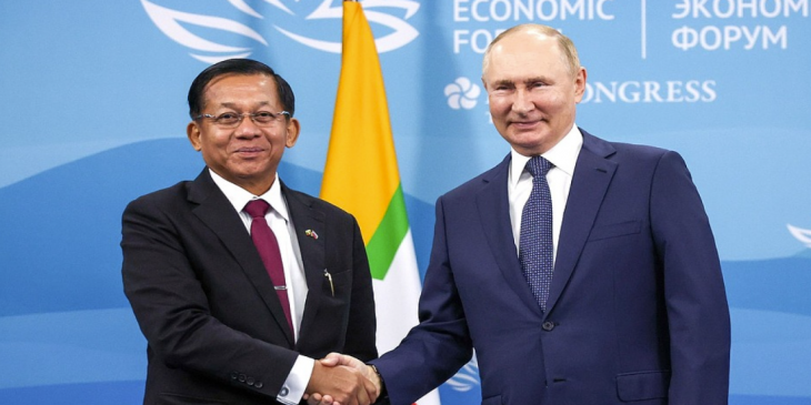 ရုရှား သမ္မတပူတင် နှင့် မြန်မာစစ် ခေါင်းဆောင်တွေ့ဆုံ၊ ရုရှားထံမှ လောင်စာဆီ မြန်မာဝယ်ယူနေ