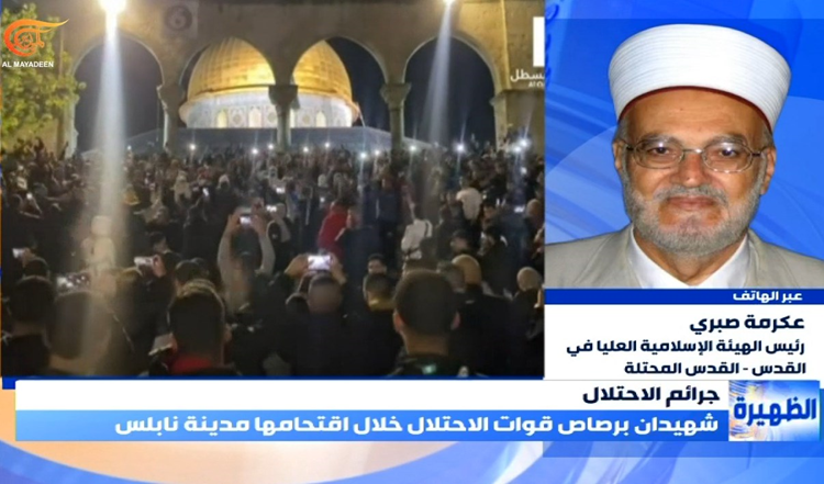 الشيخ عكرمة صبري: لن نسمح للاحتلال بتكرار مخطط ذبح القرابين في الأقصى