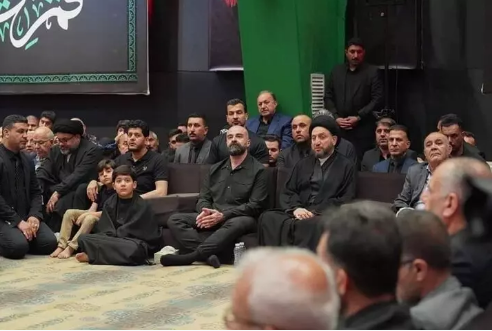 بەشداریی سەرکردەکانی یەکێتی لە ڕێوڕەسمی تازیەباری ئیمام حسێن