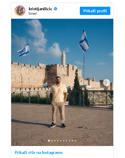 Kristijan Iličić nakon posjete Izraelu: Svjestan sam da više nikada neću ući tamo