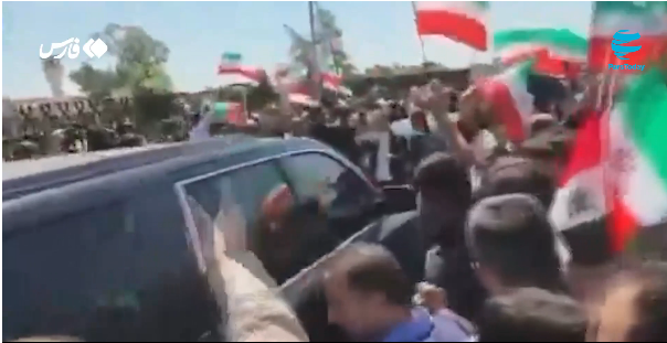 Presiden Iran Tiba di Damaskus, Begini Sambutan Warga Suriah