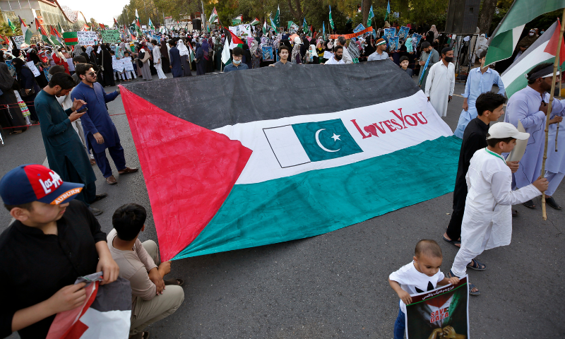 Video: Pro-Palestine rally in Pakistan condemns US, Israel