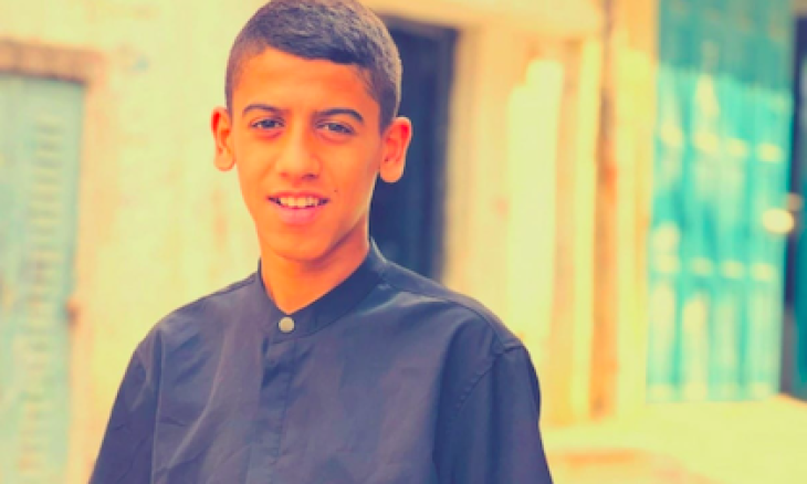 Wani Matashin Bafalasdine Dan Shekaru 15 Yayi Shahada Bayan Yahudawan Sahyoniya Sun Harbe Shi
