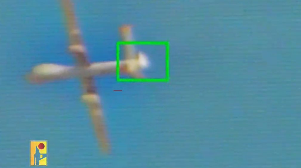 Lebanese Hezbollah shoots down Zionist Hermes Drone (+Video)