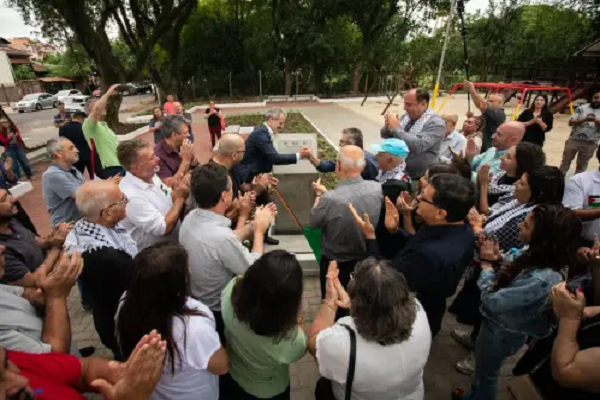 Palestine Square reopened in Brazilian city