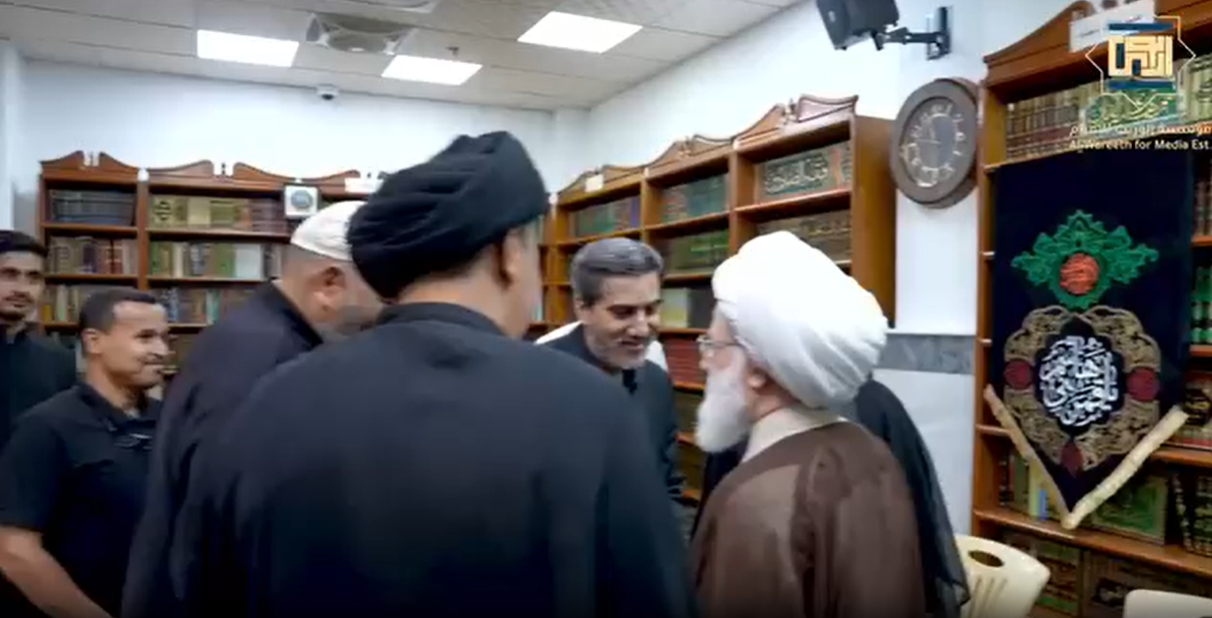Video: Meeting of Mashhad's walking convoy to Karbala with Ayatollah Yaqoubi