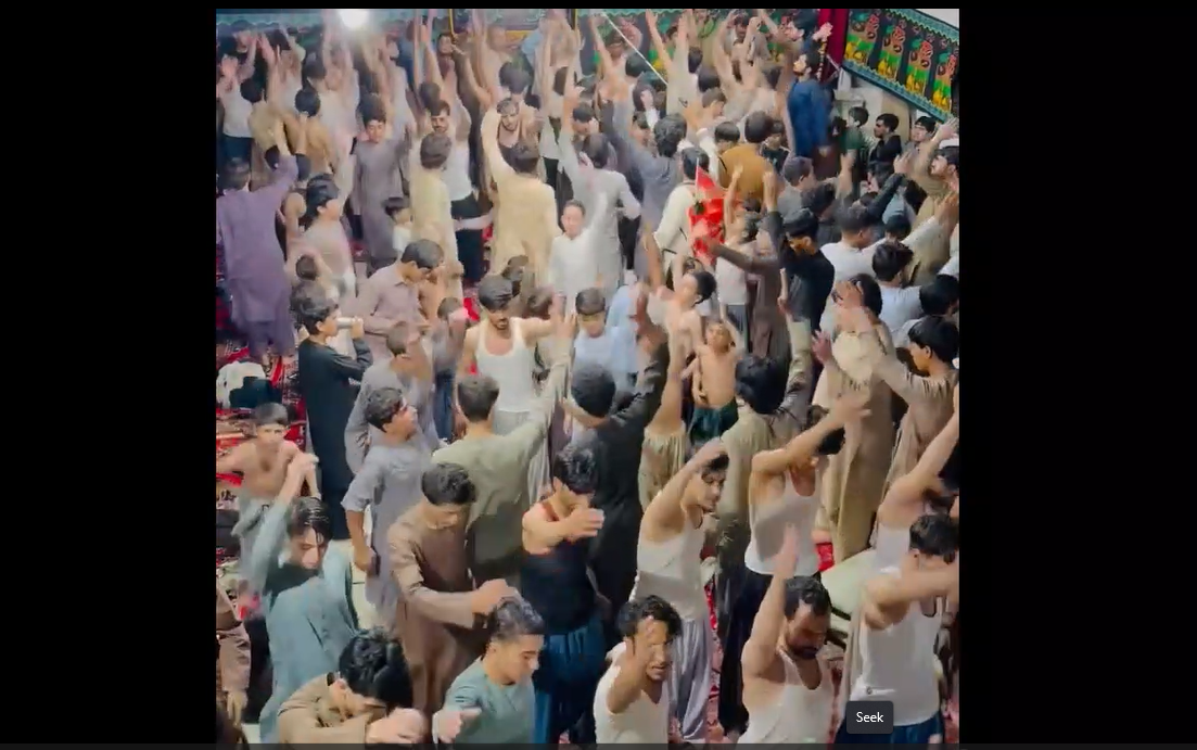 ویدیو | مراسم شام شهادت امام سجاد(ع) در هیئت باب‌الحوائج(ع) قندهار