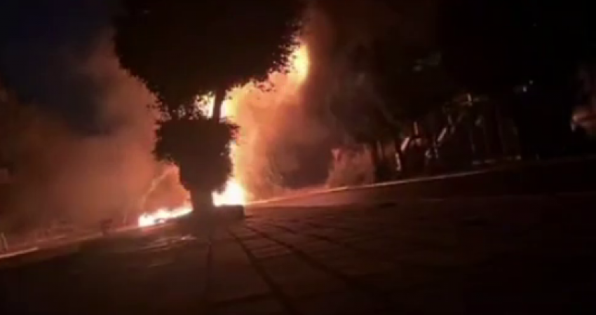 فيديو | لحظة تفجير عبوة ناسفة بإحدى إليات العدو الصهيوني بجنين