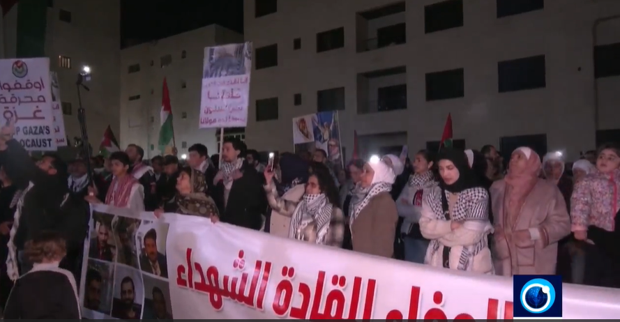 Jordanians protest over Hamas leader's killing in Beirut, Lebanon