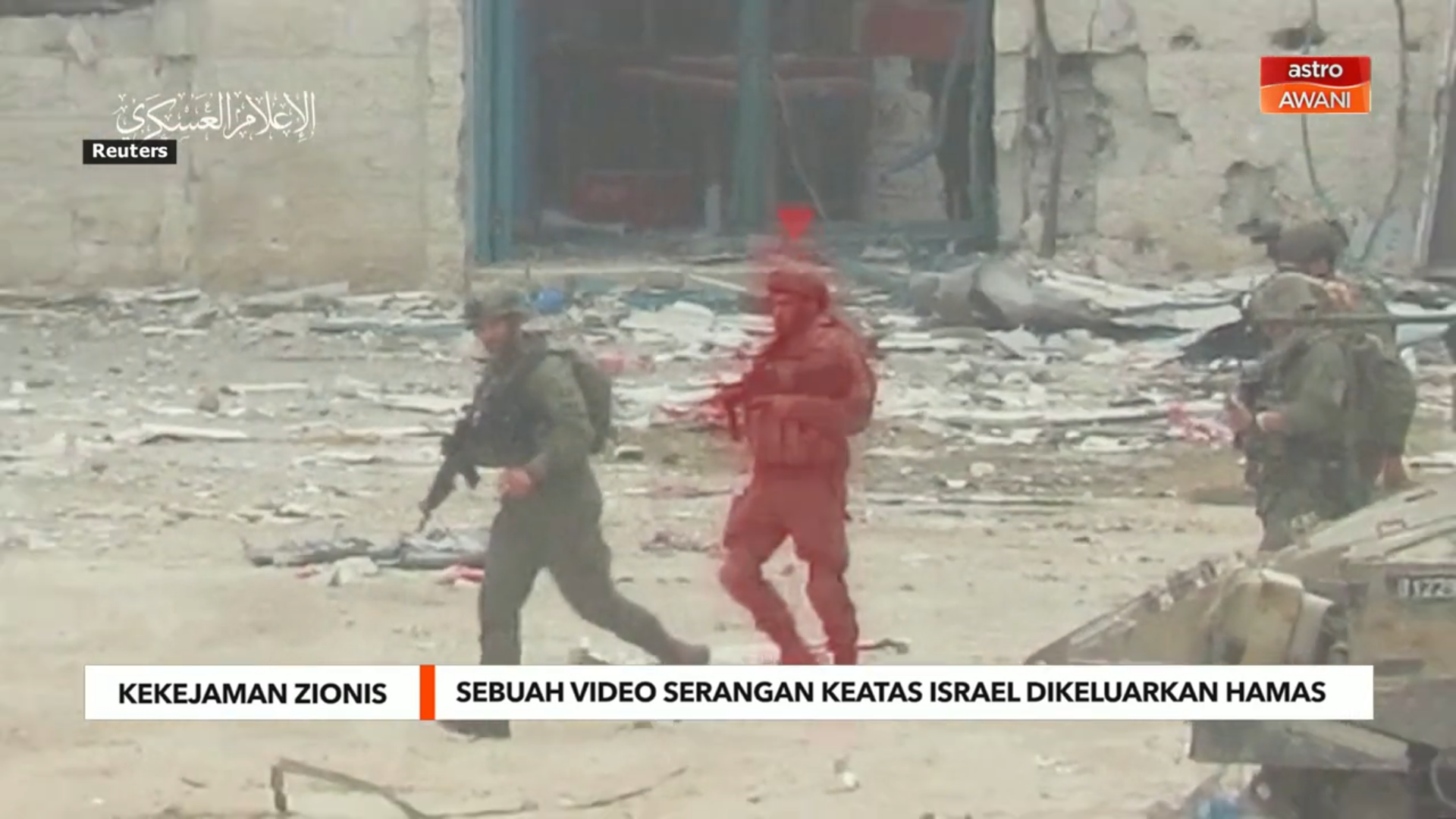 Video: Serangan ke atas Israel dikeluarkan Hamas