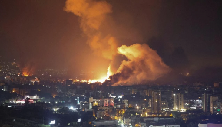 Katil İsrail Lübnan’a Hava Saldırısına Devam Ediyor