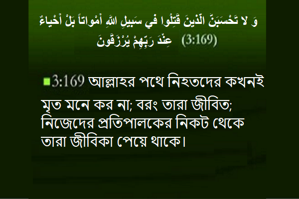 শাহাদাতের অর্থ
