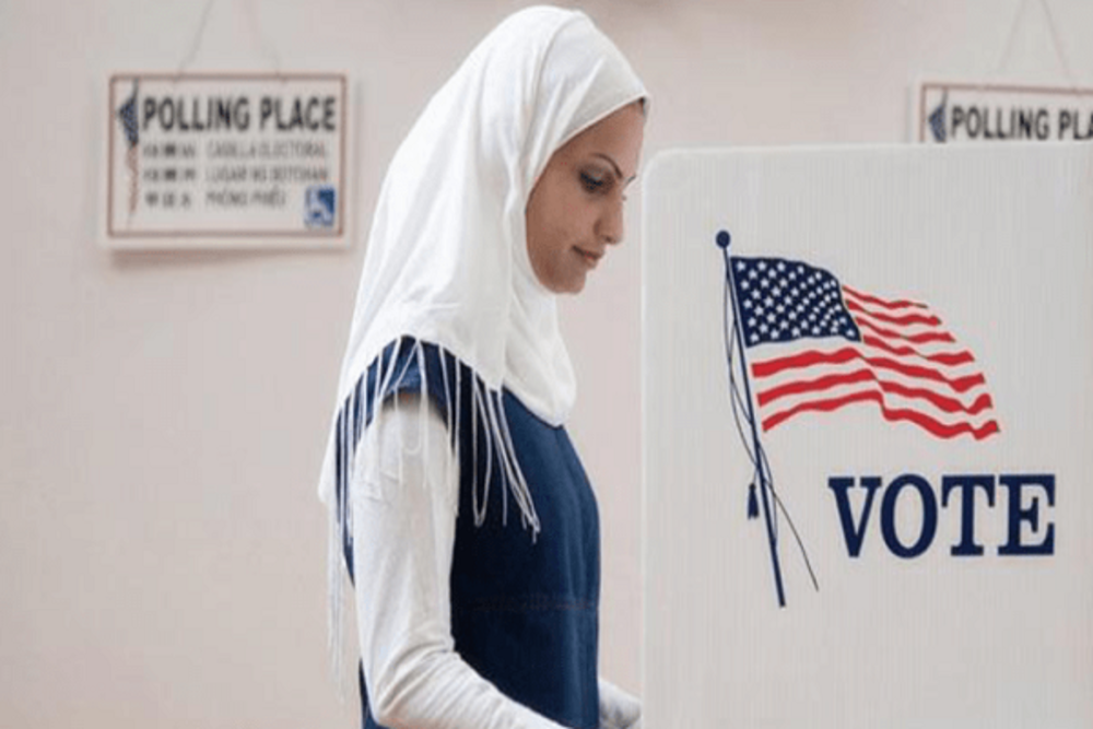 رای مسلمانان آمریکا در صندوق کاندیدای حامی فلسطین 