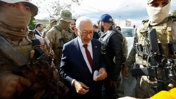 راشد الغنوشی بازداشت شد