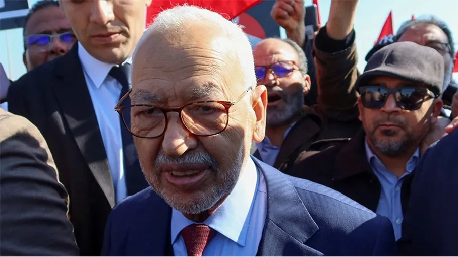 راشد الغنوشی دست به اعتصاب غذا زد